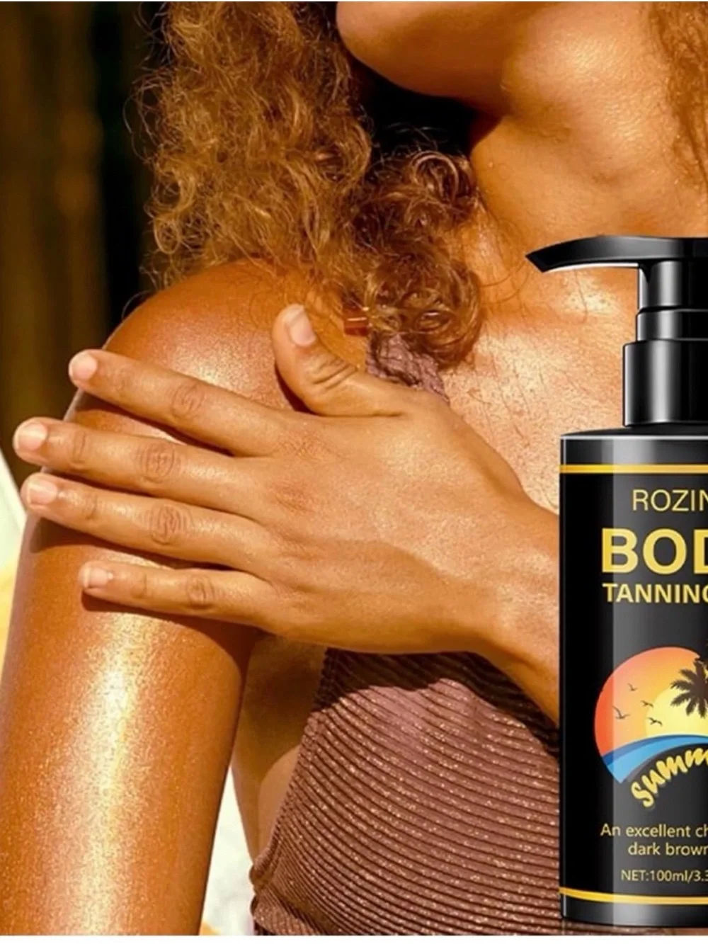 ROZINO Hydrating Clear Tanning Oil Outdoor Face/Body 100ml